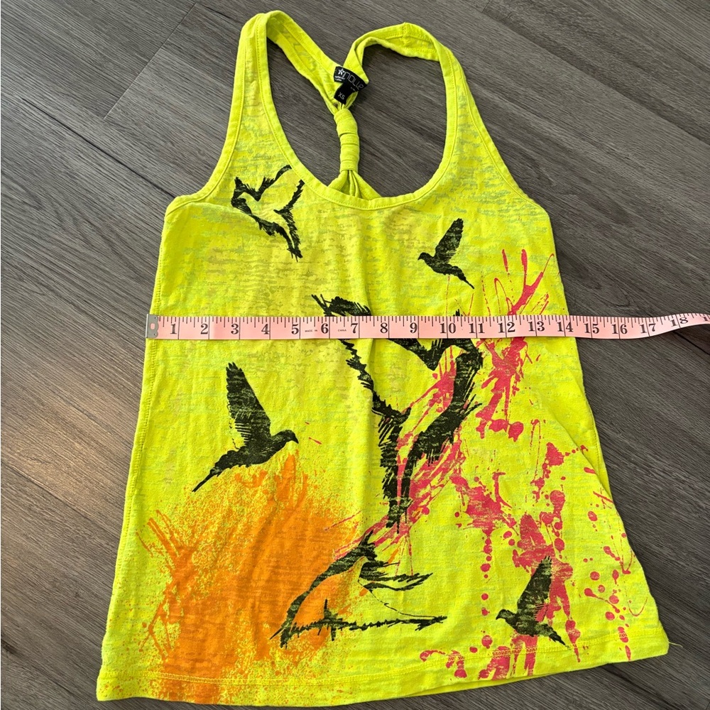 Pacific Sunwear Vibrant Women's Graphic Tank Tops - Picture 2 of 13